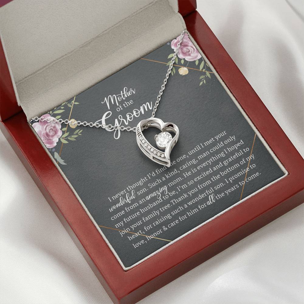 Join Your Family Tree. Mother Of The Groom Gift From Bride To Be. Forever Love Necklace