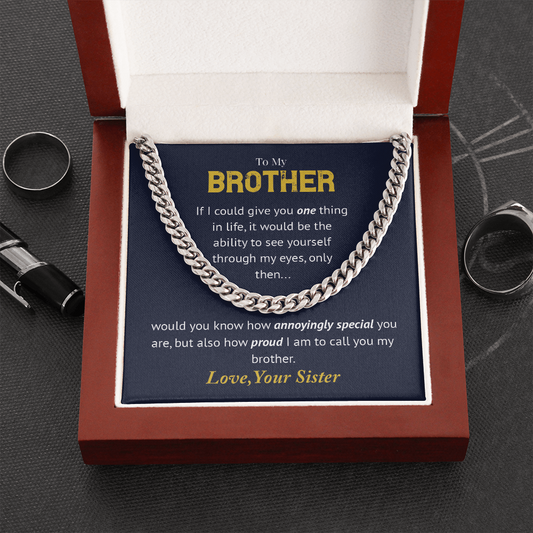 Gift For Brother from Sister, Christmas Gift For Little Brother, Birthday Gift for Big Brother