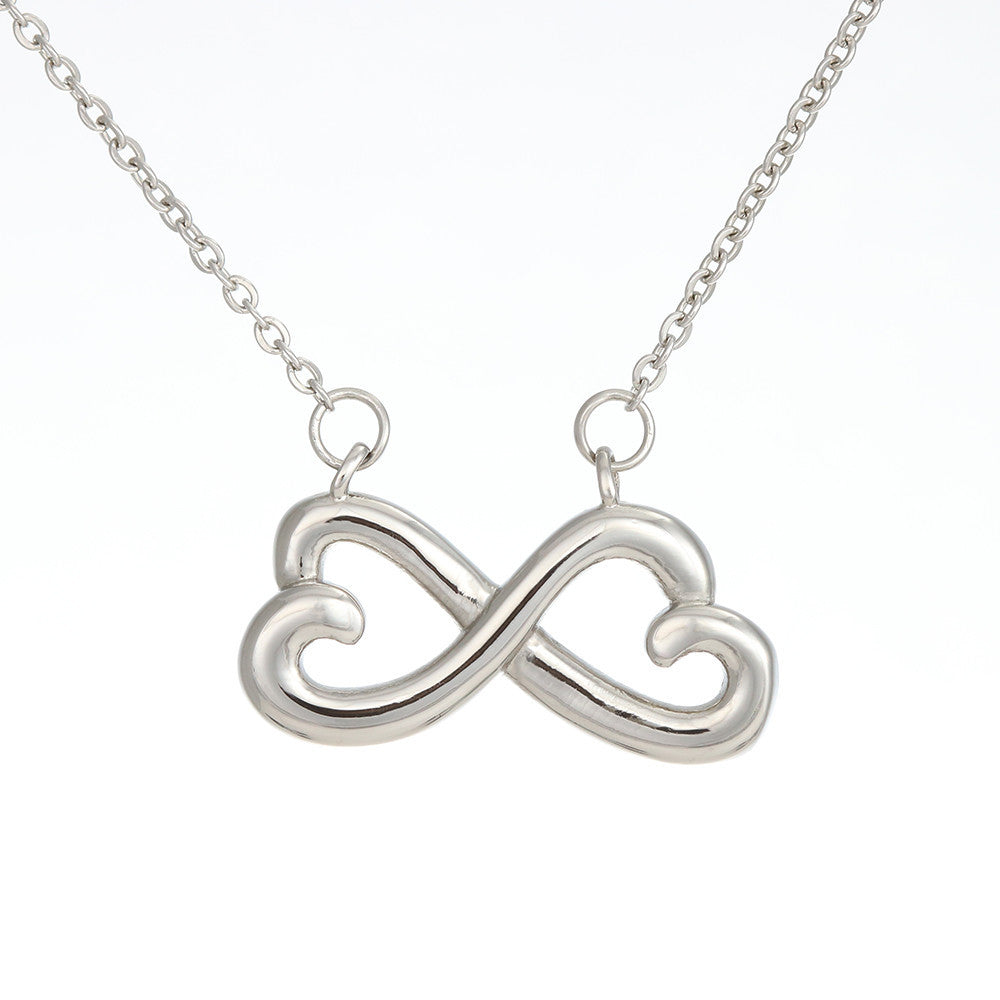 Only Best moms Get Promoted To Grandma Gift, For New Grandmother From Baby, Infinity Heart Necklace