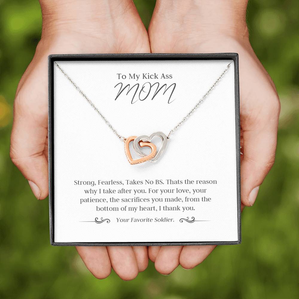 Fearless Mom Heart Necklace
