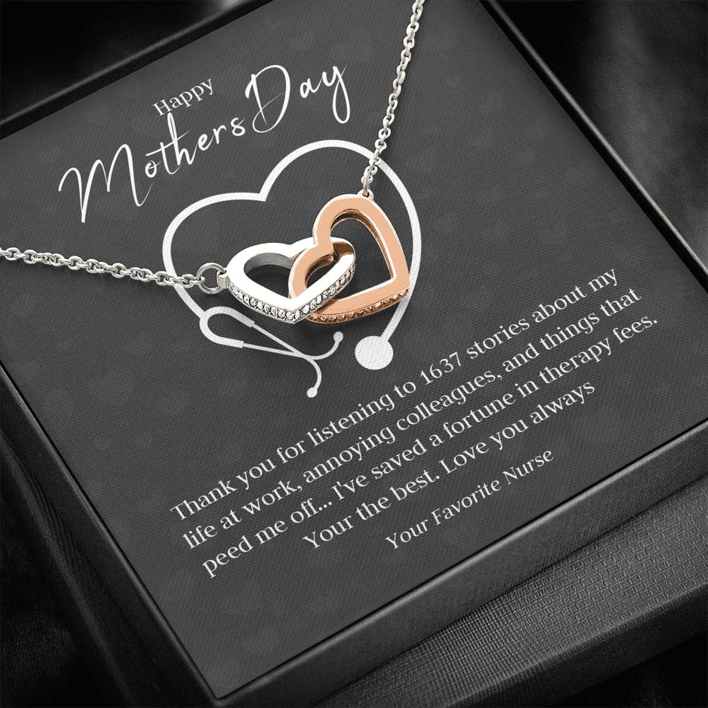Therapy Mom Heart Necklace