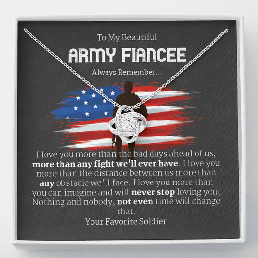 Army Fiancee Necklace, US Army Bride to be Gift, Romantic Fiancee Jewelry, Necklace for Fiancee, Engagement Gift For Her, Future Wife Birthday Gift