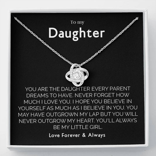 Gift for Daughter from Mom Dad, Birthday, Christmas, Graduation Gift for Daughter To Our Daughter Necklace T-0084