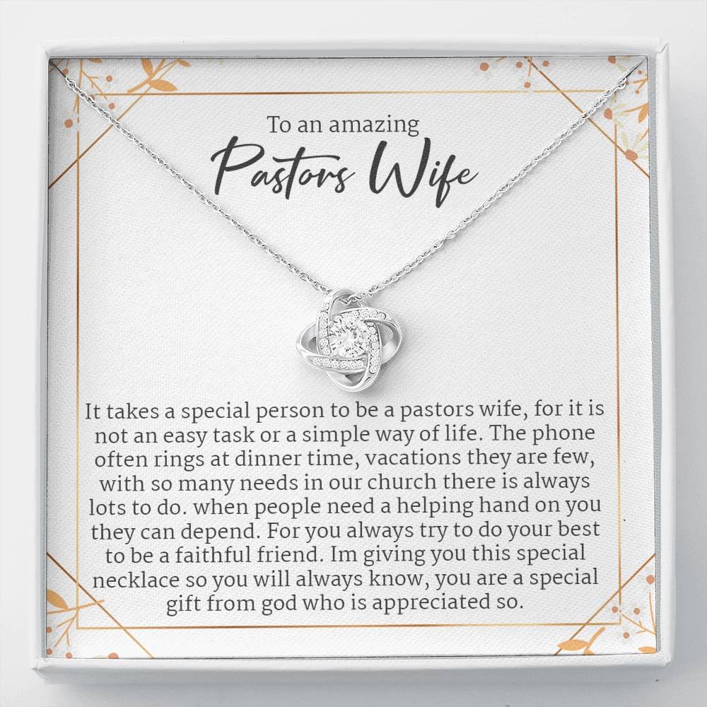 Pastor's Wife Appreciation Gift Necklace, Priest Wife Gift, Christmas Present For Pastor's Wife, Best Preacher Wife Gift, Bible Study Gift
