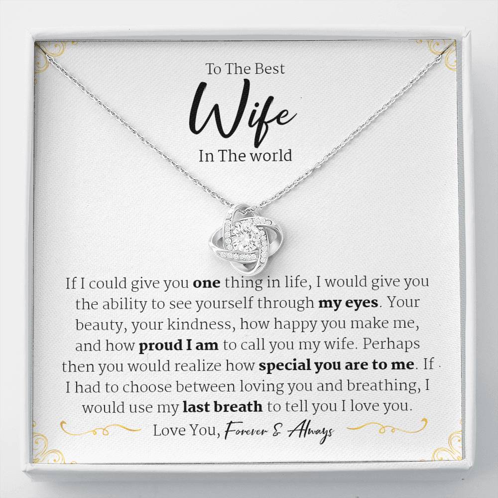 Necklace For Wife Gift - Anniversary Gift for Wife, Birthday Gift for Wife, Gift for Wife, Gift for Wife Birthday