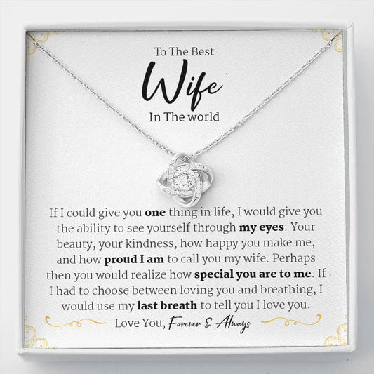 Necklace For Wife Gift - Anniversary Gift for Wife, Birthday Gift for Wife, Gift for Wife, Gift for Wife Birthday