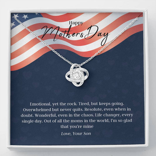 Emotional Yet The Rock Mom Necklace