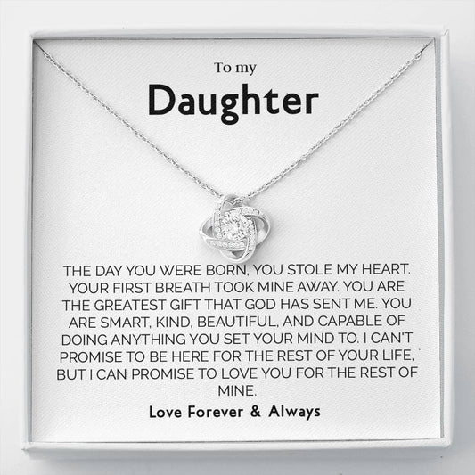 Gift for Daughter from Mom Dad, Birthday, Christmas, Graduation Gift for Daughter To Our Daughter Necklace T-0091