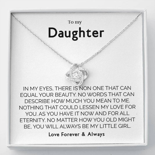 Gift for Daughter from Mom Dad, Birthday, Christmas, Graduation Gift for Daughter To Our Daughter Necklace T-0070