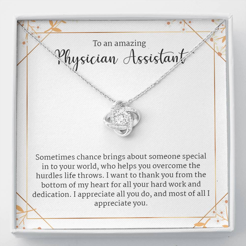 Physician Assistant Gift, Clinical Assistant Thank You Gift Necklace