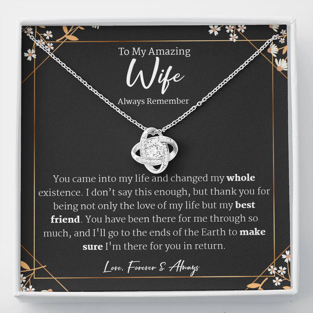 Personalized Wife Necklace, Husband to Wife, Gift For My Wife, Romantic Wife Gift, Wife Birthday Surprise, Wife Appreciation