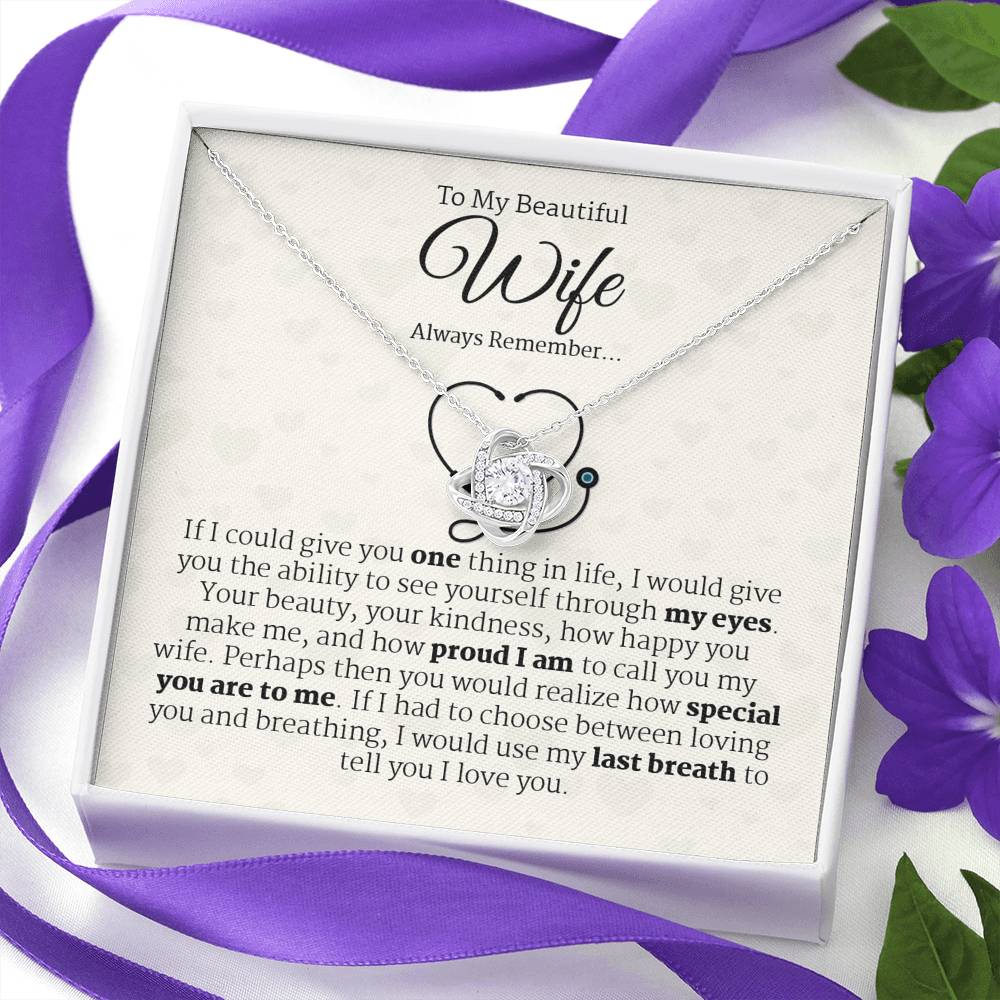 To My Medical Wife Anniversary Gift for Nurse Wife, Birthday Gift for Wife, Gift for Wife, Necklace for Wife, Gift for Wife Birthday