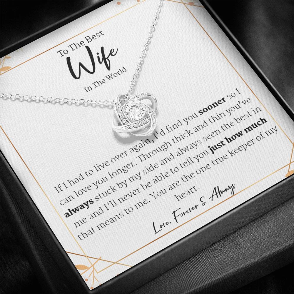 To My Wife Necklace, Husband To Wife, Gift For My Wife, Romantic Wife Gift, Wife Birthday Surprise, Wife Appreciation, Necklace For Wife