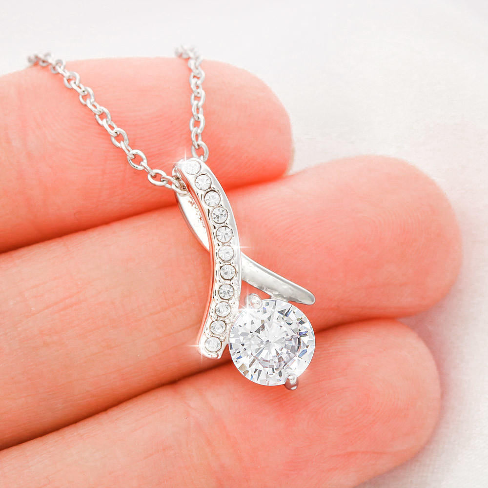 Starting New Journey In Life, Thank You Mom From Bride Alluring Beauty Necklace