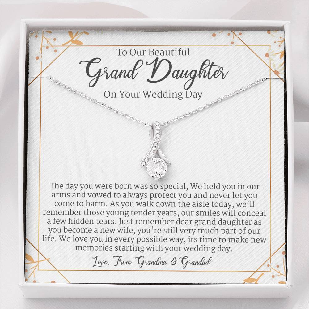 Wedding Gift from Grandmother to Granddaughter, Gift from Grandmother of the Bride, Alluring Beauty Necklace