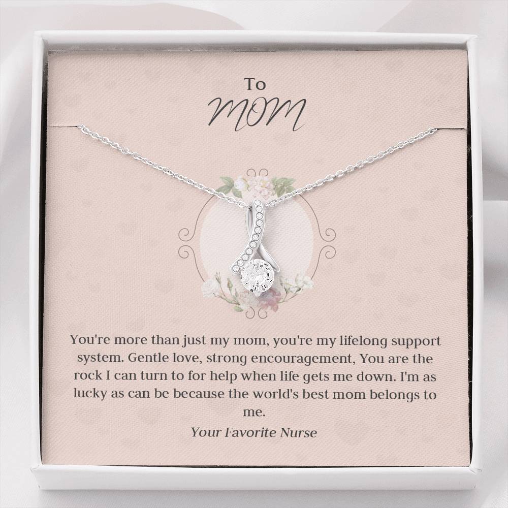 Lifelong Support Mom Necklace