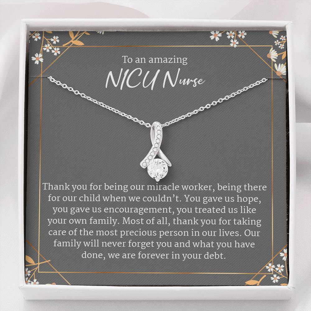Thank you NICU Nurse Necklace, NICU Nurse Gift, Baby Nurse, Neonatal Intensive Care Unit Nurse Gift, Nurse Life Gift, Registered Nurse Gift