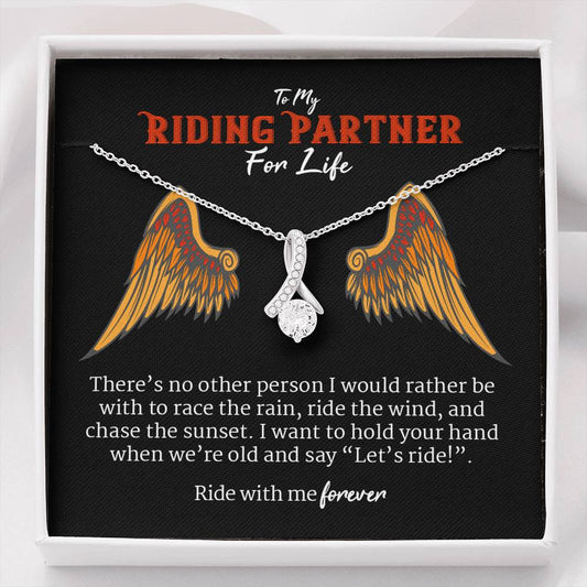 Biker Jewelry, Motorcycle Gifts, Gifts For Motorcycle Lovers, Gifts For Motorcycle Rider, Riding Partners For Life Interlocking Heart Alluring Beauty