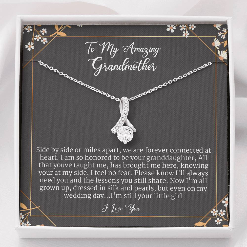Grandma of the Bride Gift, Grandmother of the Bride Gift, Wedding Gift from Granddaughter to Grandmother, Alluring Beauty Necklace