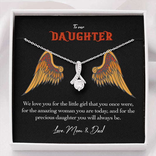 Angel Wings Daughter Necklace Gift