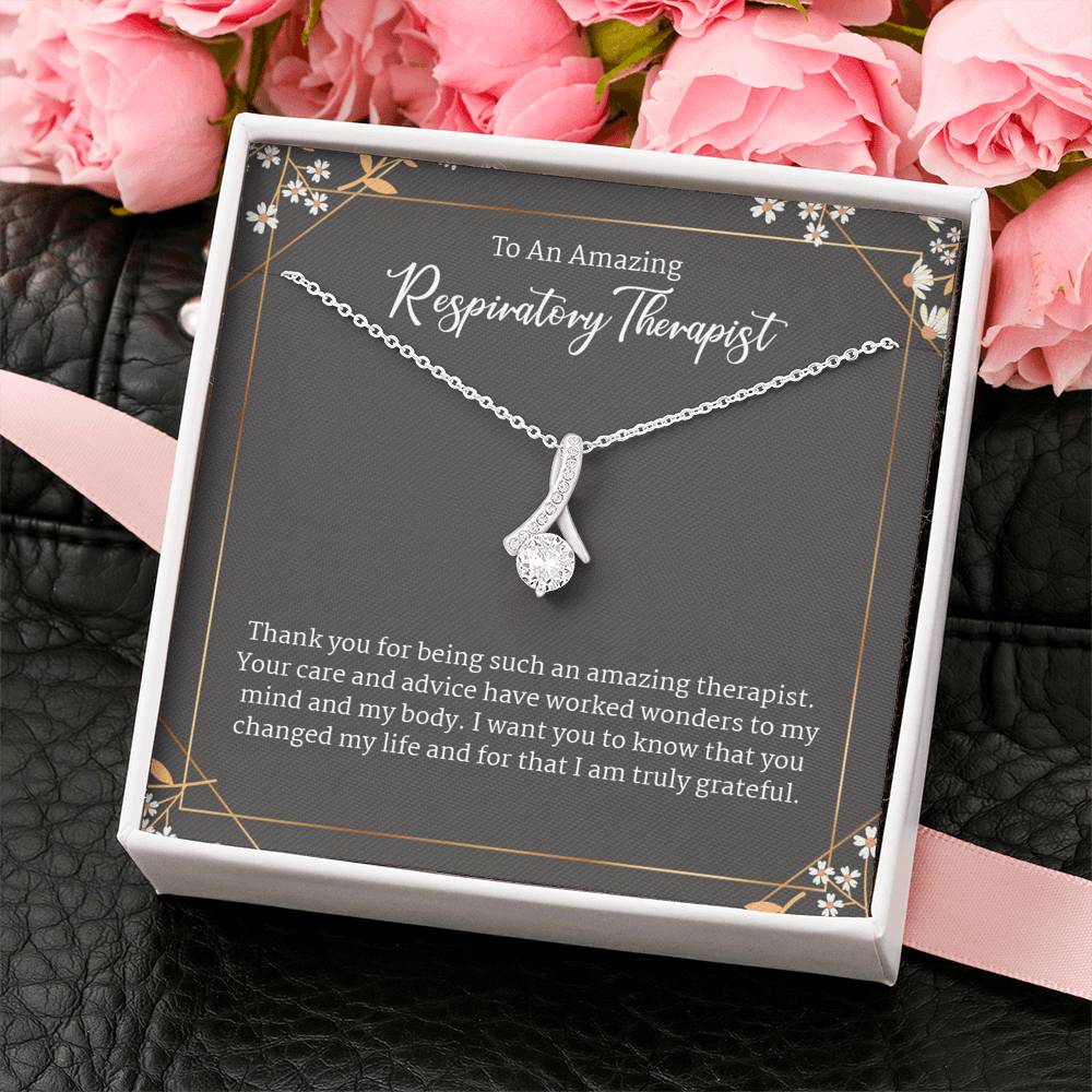 Gift For Clinical Respiratory Physiologist, Respiratory Nurse, alluring Beauty Necklace