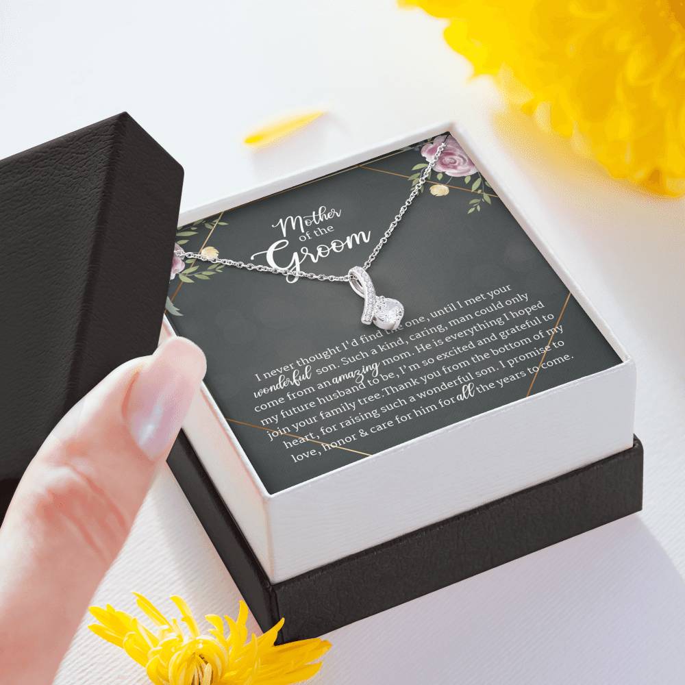Join Your Family Tree. Mother Of The Groom Gift From Bride To Be. Alluring Beauty Necklace