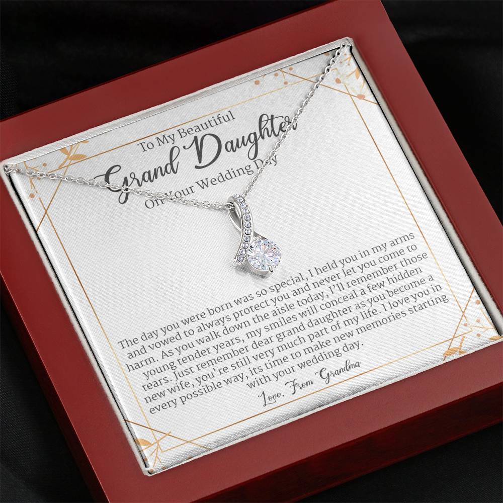 Gift from Grandmother of the Bride, Grandmother Granddaughter Gifts, Alluring Beauty Necklace