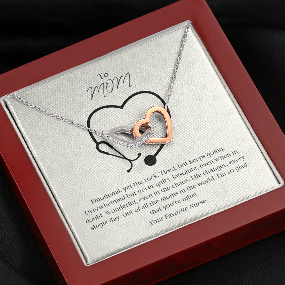 Emotional Mom Heart Necklace