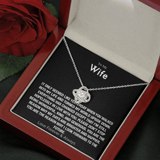 To My Wife Necklace - Anniversary, Birthday, Christmas Gift for Wife, Necklace for Wife, Gift for Wife Birthday T-0031