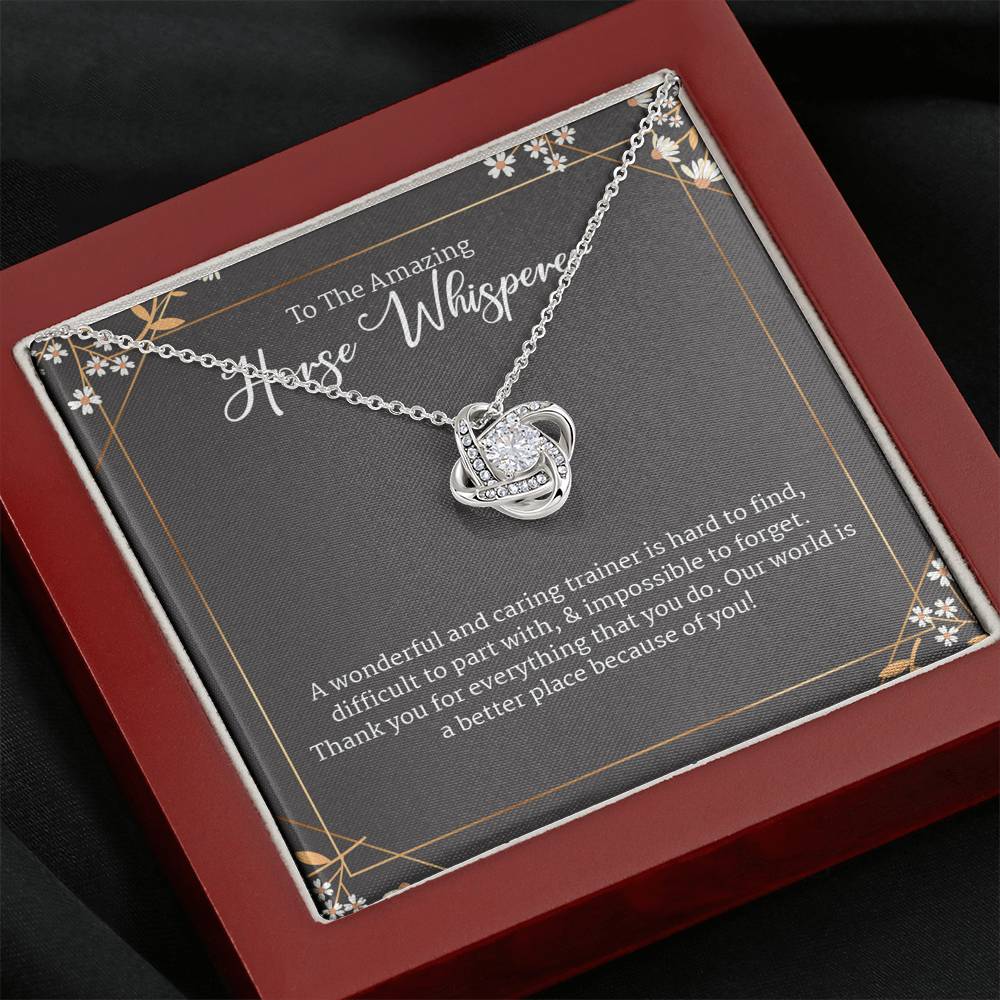 Thank You Gift For Horse Trainers, Horse Gifts For Women Necklace Jewelry Gift Box Set