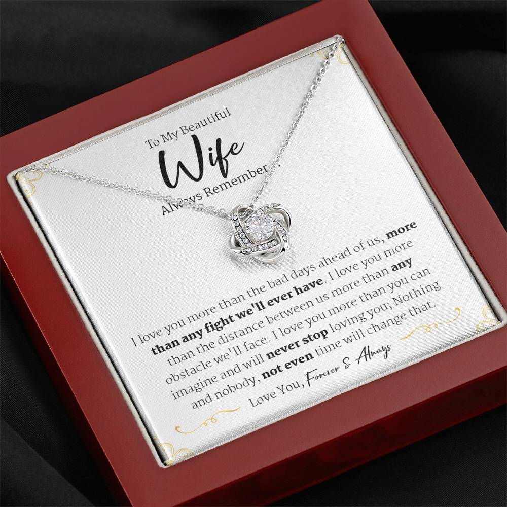 Gift For Wife Necklace - Anniversary Gift for Wife, Birthday Gift for Wife, Gift for Wife, Necklace for Wife, Gift for Wife Birthday