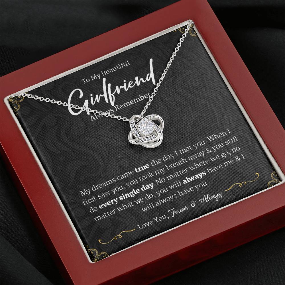 Girlfriend Necklace: Anniversary Gift for Girlfriend, Girlfriend Gift, Gift for Girlfriend, Necklace for Girlfriend