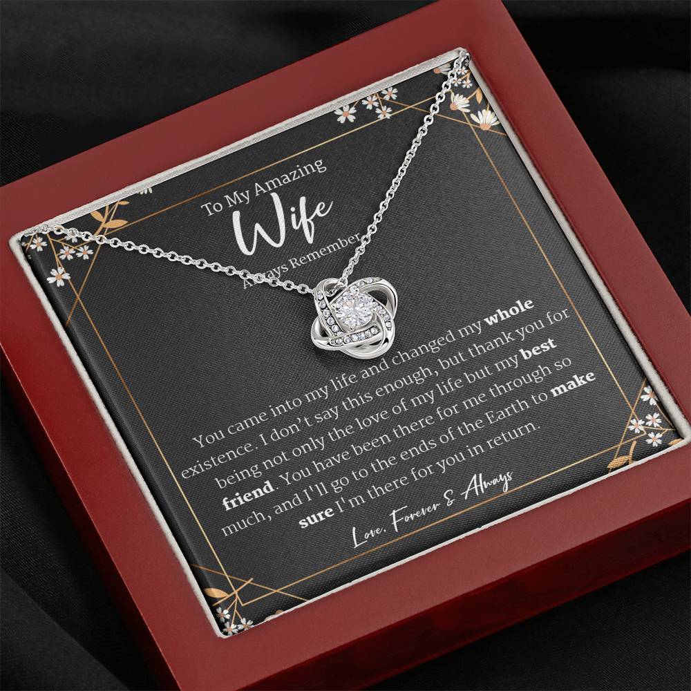 Personalized Wife Necklace, Husband to Wife, Gift For My Wife, Romantic Wife Gift, Wife Birthday Surprise, Wife Appreciation