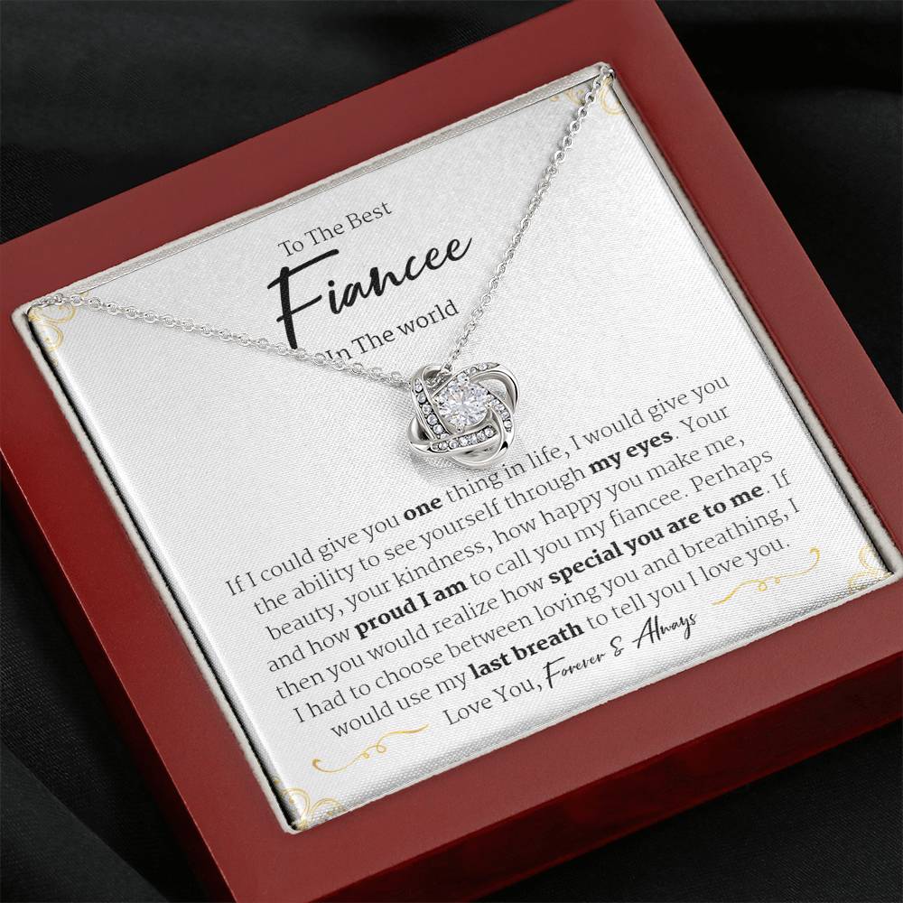 Fiance Necklace, Romantic Fiancee Jewelry, Bride to be Gift,  Necklace for Fiancee, Engagement Gift For Her, Future Wife Birthday Gift