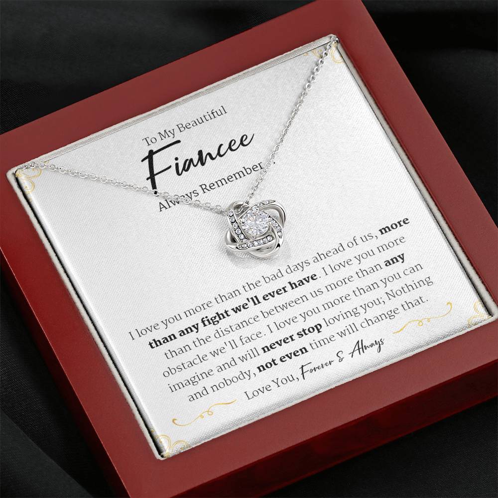 Fiancee Necklace, Engagement Gift For Her, Bride to be Gift, Romantic Fiancee Jewelry, Necklace for Fiancee, Future Wife Birthday Gift